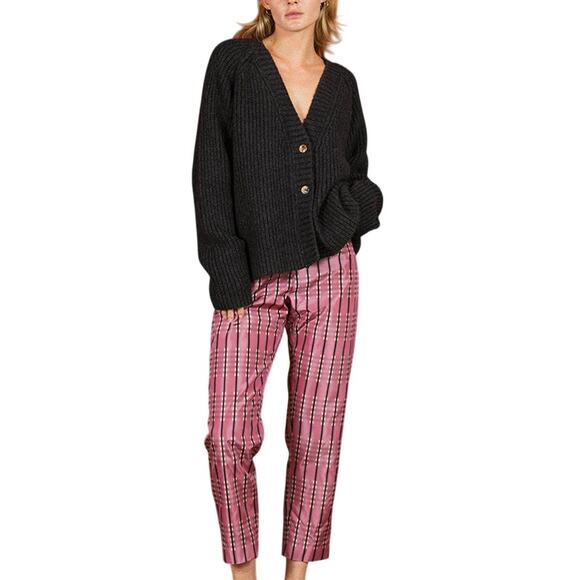 Ciao Lucia Cozy Charcoal Donni Size S Cardigan